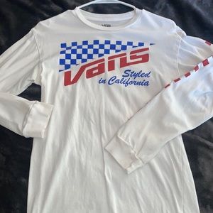 Vans Long sleeve shirt Red white & blue California